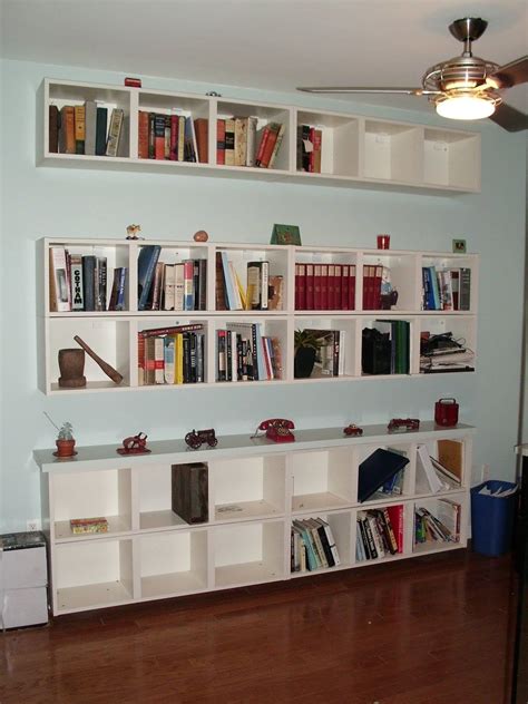 Alternatives to the <b>IKEA</b> Lack shelf is the <b>IKEA</b> Kallax shelf and the Billy shelf. . Wall mounted bookcase ikea